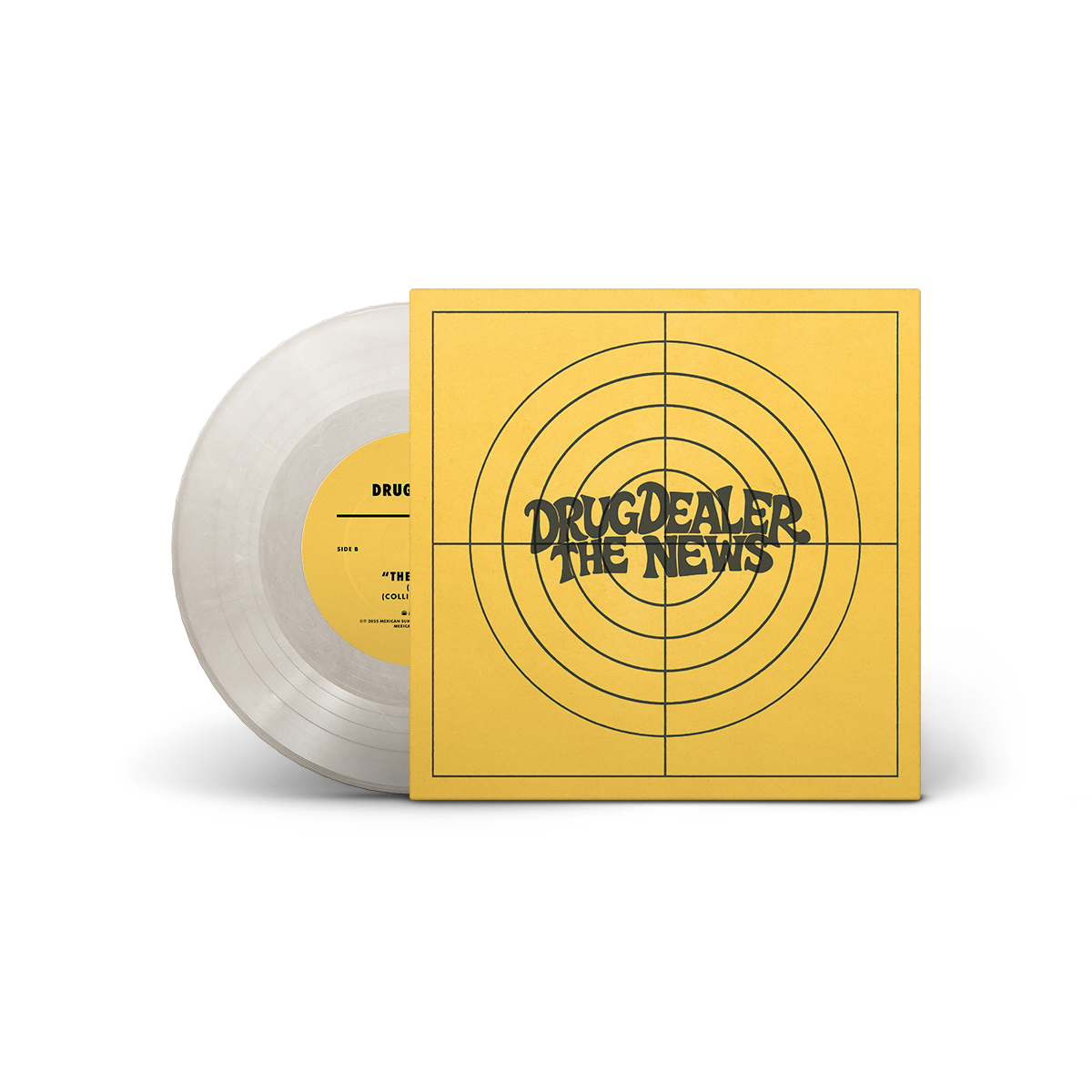Drugdealer & Weyes Blood - Real Thing b/w The News - Cloudy Clear Vinyl