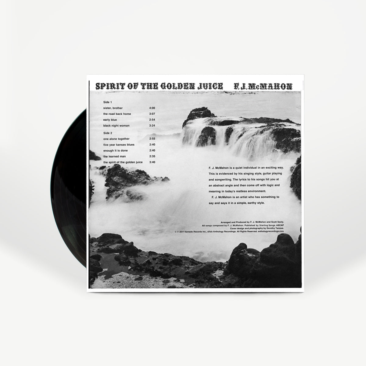 F. J. McMahon - Spirit of the Golden Juice - Black Vinyl