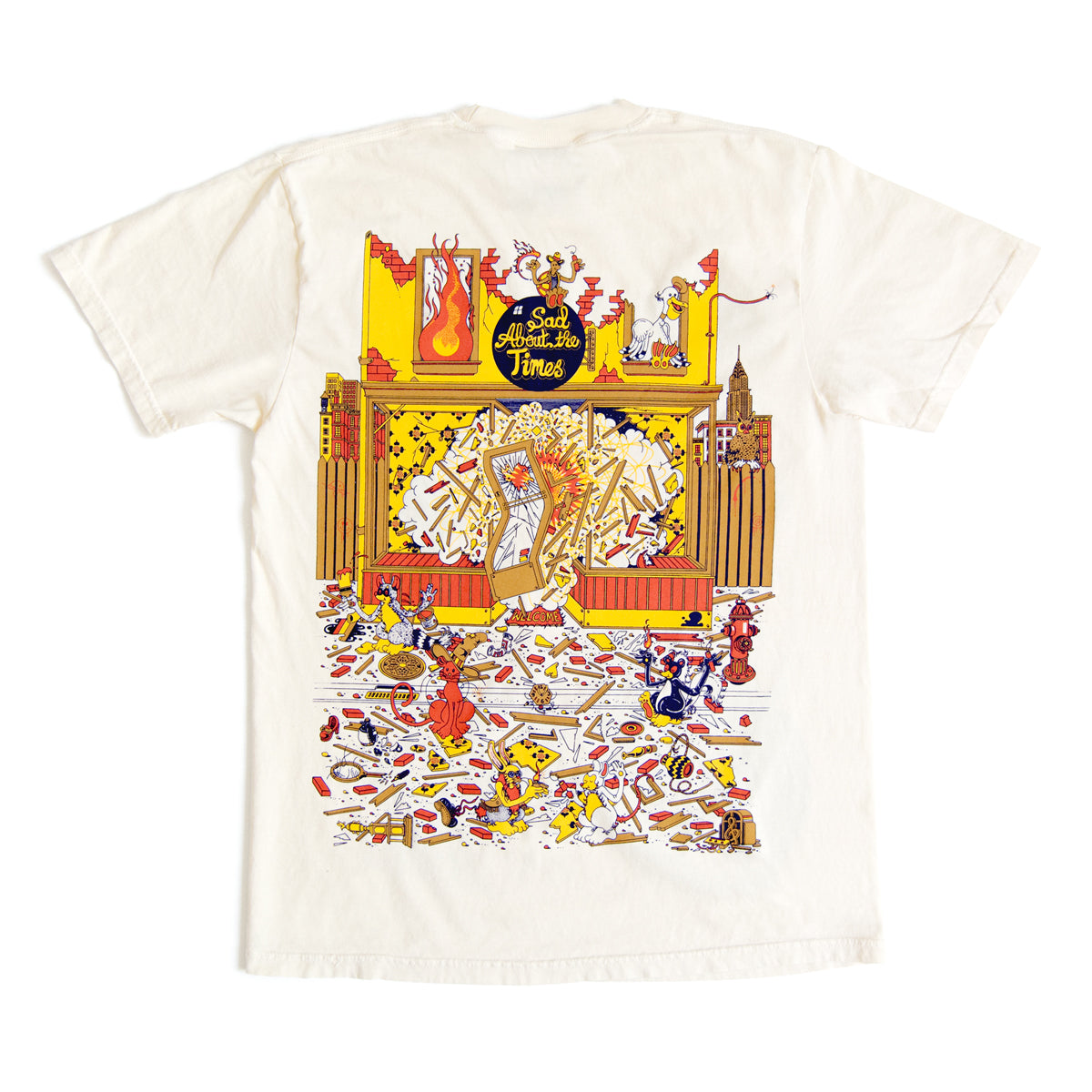 Sad About The Times Short Sleeve T-Shirt