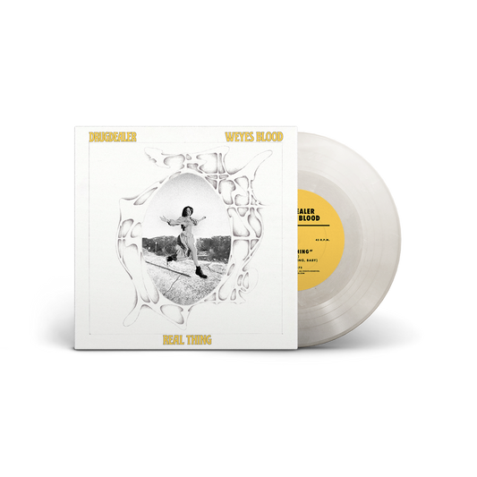 Drugdealer & Weyes Blood - Real Thing b/w The News - Cloudy Clear Vinyl