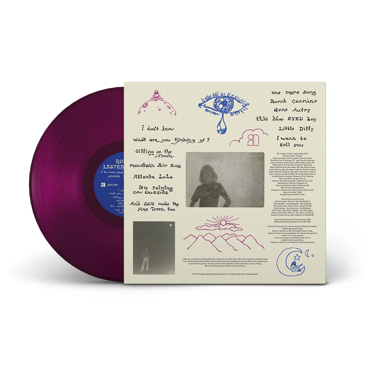 Robert Lester Folsom - If You Wanna Laugh, You Gotta Cry Sometimes - Purple Reverie Vinyl