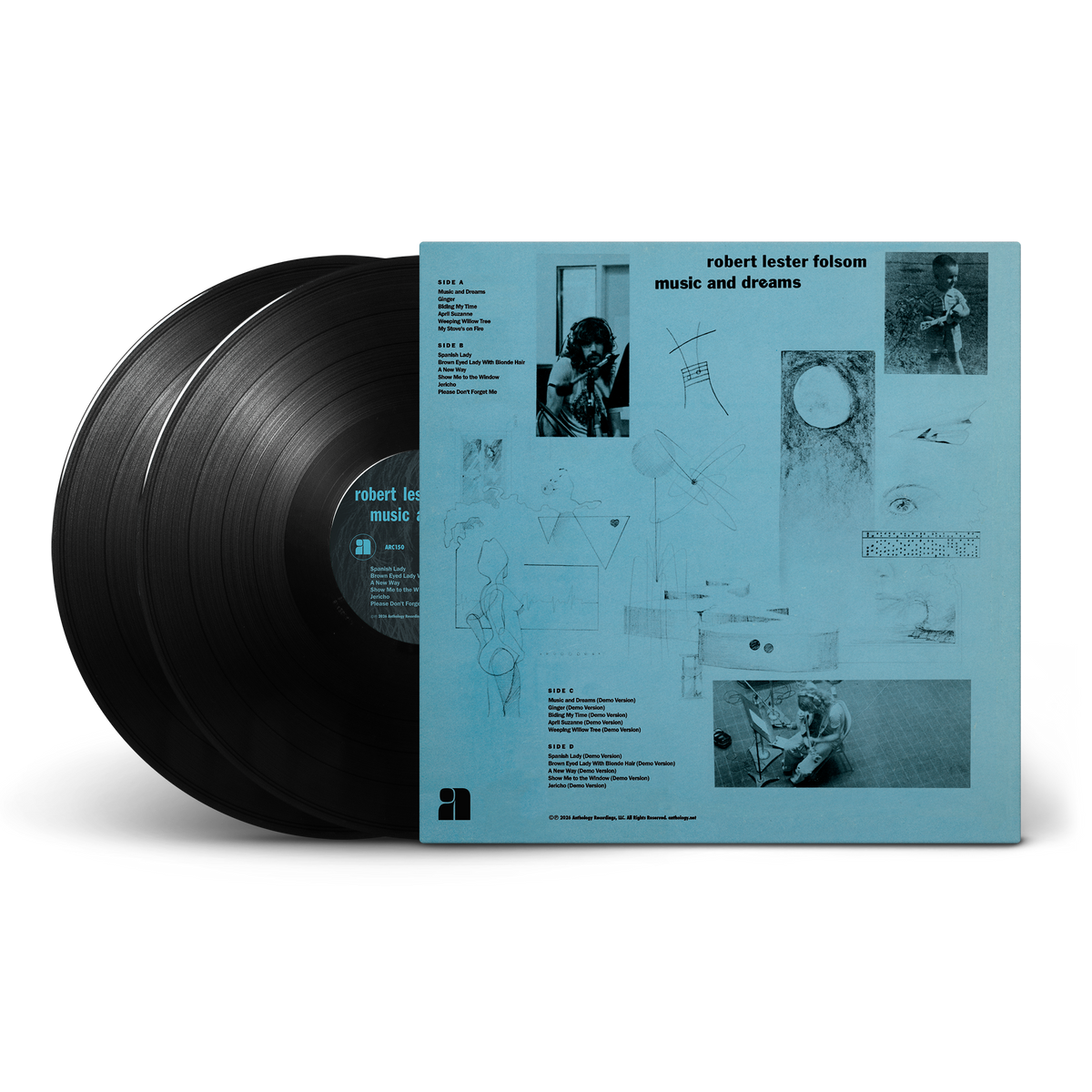 Robert Lester Folsom - Music and Dreams: 50th Anniversary Edition - Black 2xLP