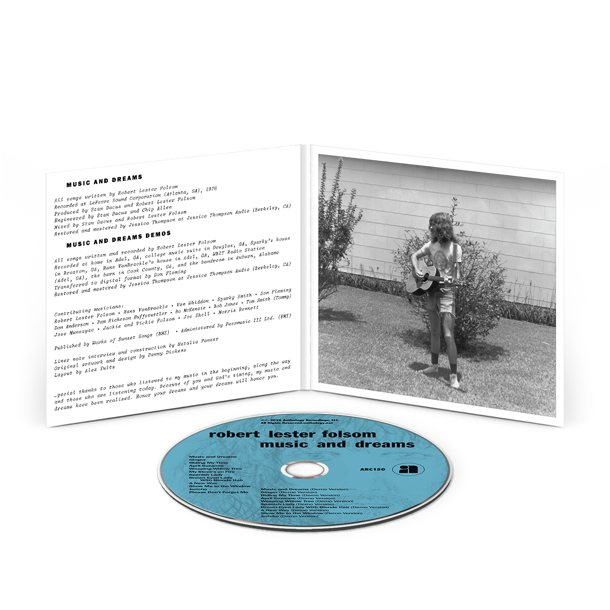 Robert Lester Folsom - Music and Dreams: 50th Anniversary Edition - CD